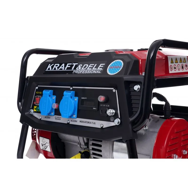 Бензиновый генератор Kraft&Dele KD150 1500W 12V/230V